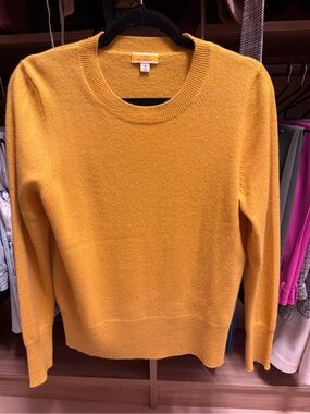 J.Crew Cashmere Classic-fit Crewneck Sweater. Size S.